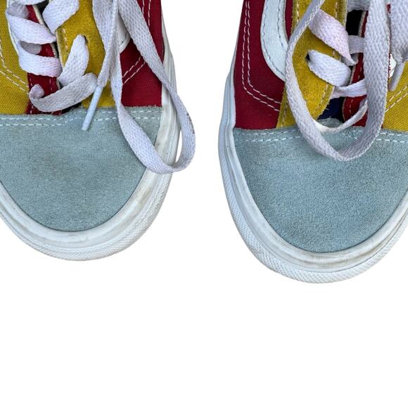 Van's Women's Old Skool Multicolor Yellow Sunshine Sneakers Style 36 - Size 7.5 - Picture 3 of 7
